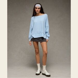 AE off the shoulder sweatshirt, NWT! Cross listed on Mercari and Curtsy!